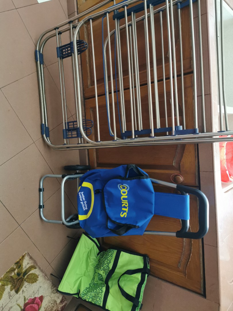 Trolley ,hanger, Furniture & Home Living, Cleaning & Homecare Supplies