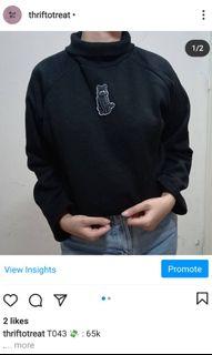Turtleneck Patch Kucing