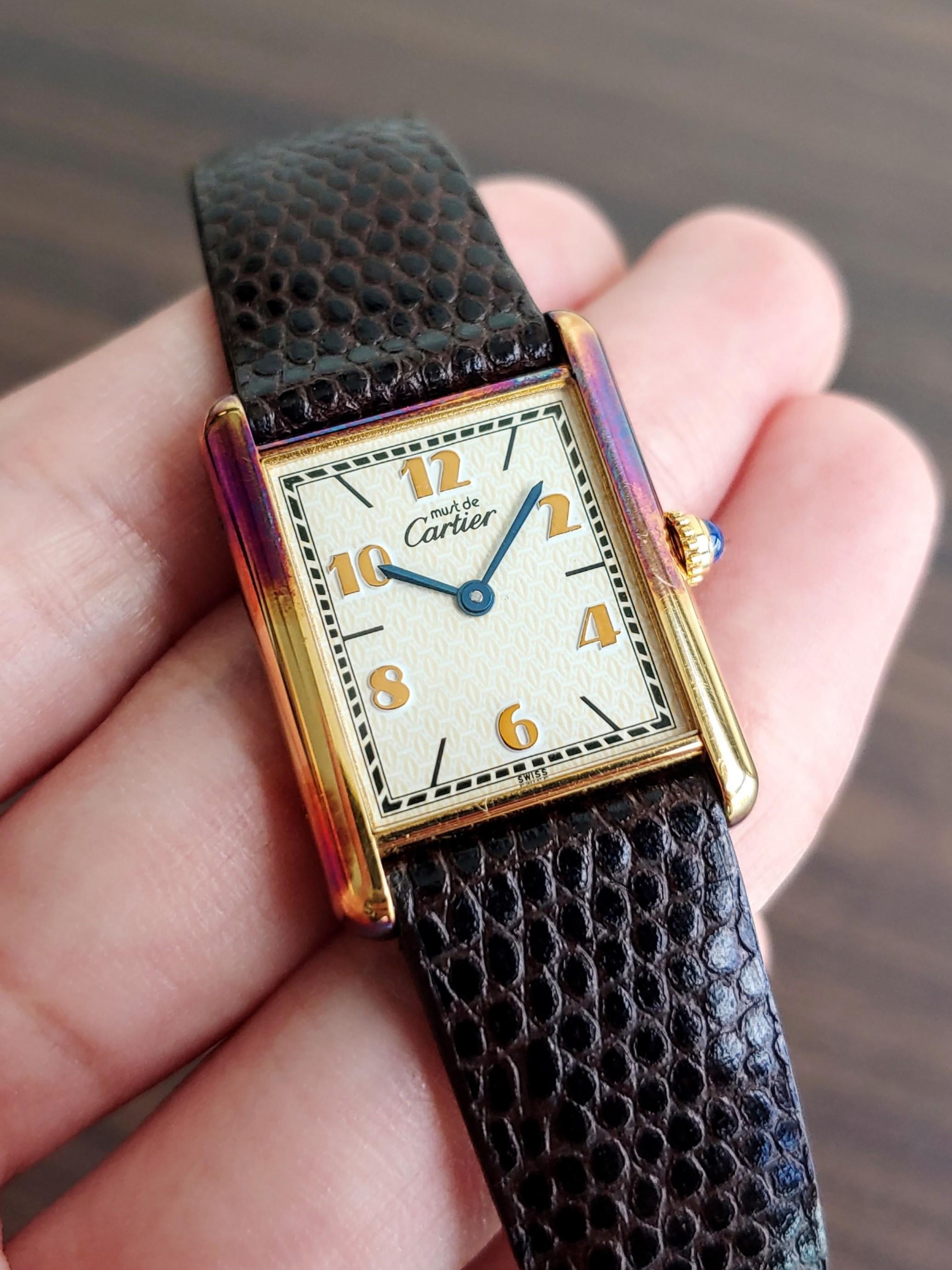 Cartier Tank Must De Cartier Ref. 590005  Vintage & Pre-Owned Luxury  Watches – Wynn & Thayne