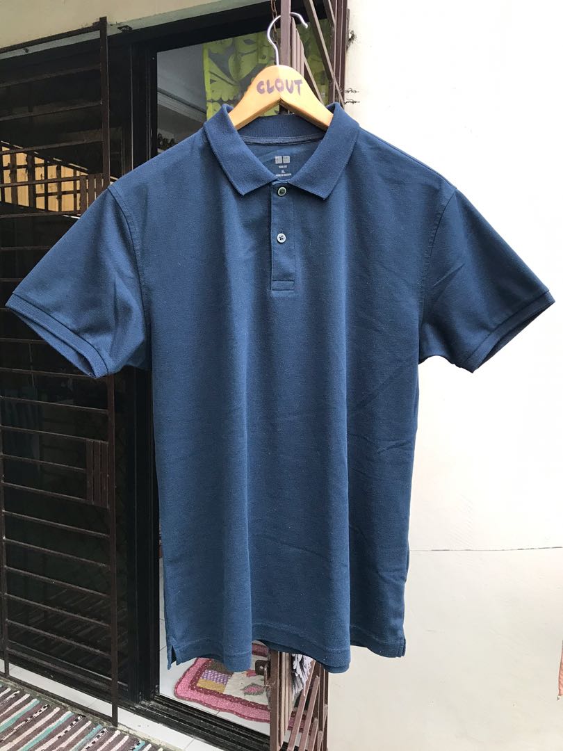 navy dri fit polo