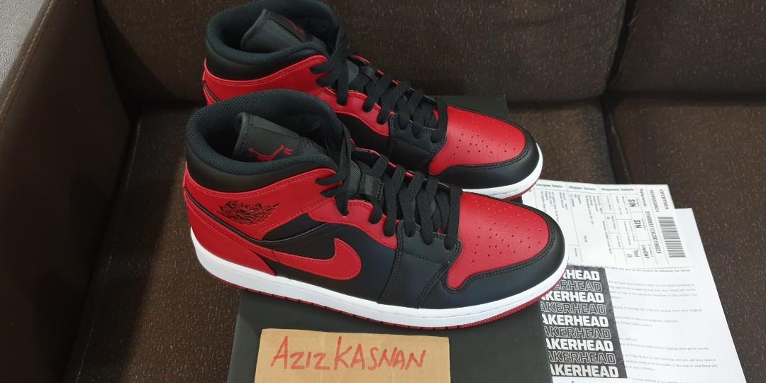Jordan 1 mid banned footlocker Clearance