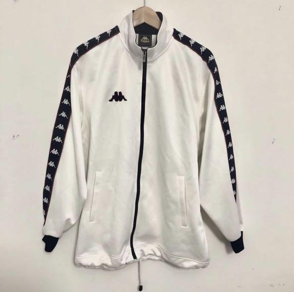 White kappa new arrivals track jacket