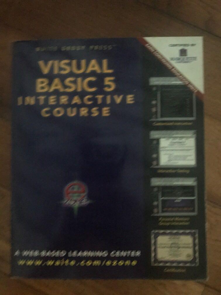 Visual Basic 5 (Category: Storybooks) located in Singapore. Submitted by stephen.chung.ss (Listing ID 1056016364, Image 1). Description: Visual Basic 5 interactive course.