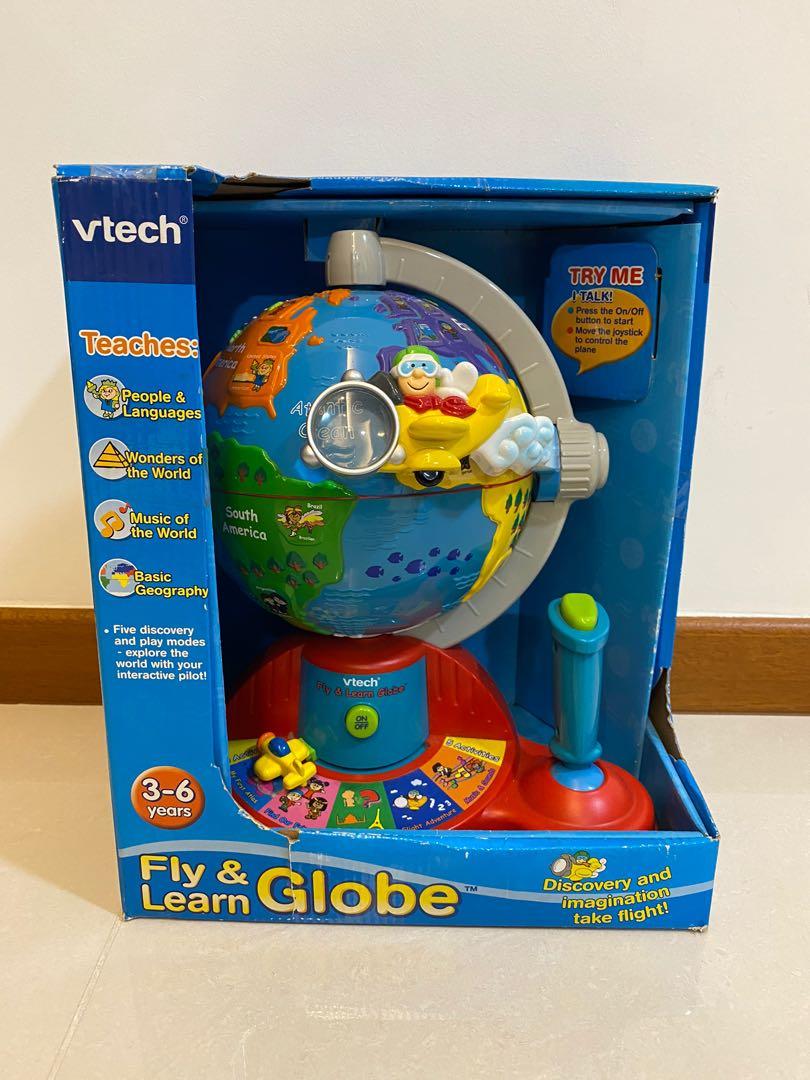 VTech Fly and Learn World Globe w/ joystick Children's Educational Toy  Learning