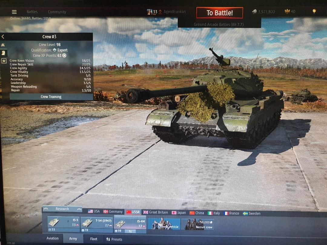War Thunder Rank 5 Ussr And Rank 3 Usa Toys Games Video Gaming Video Games On Carousell