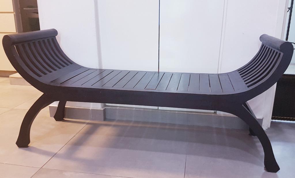 Wihardja Two Seater Bali Wooden Bench