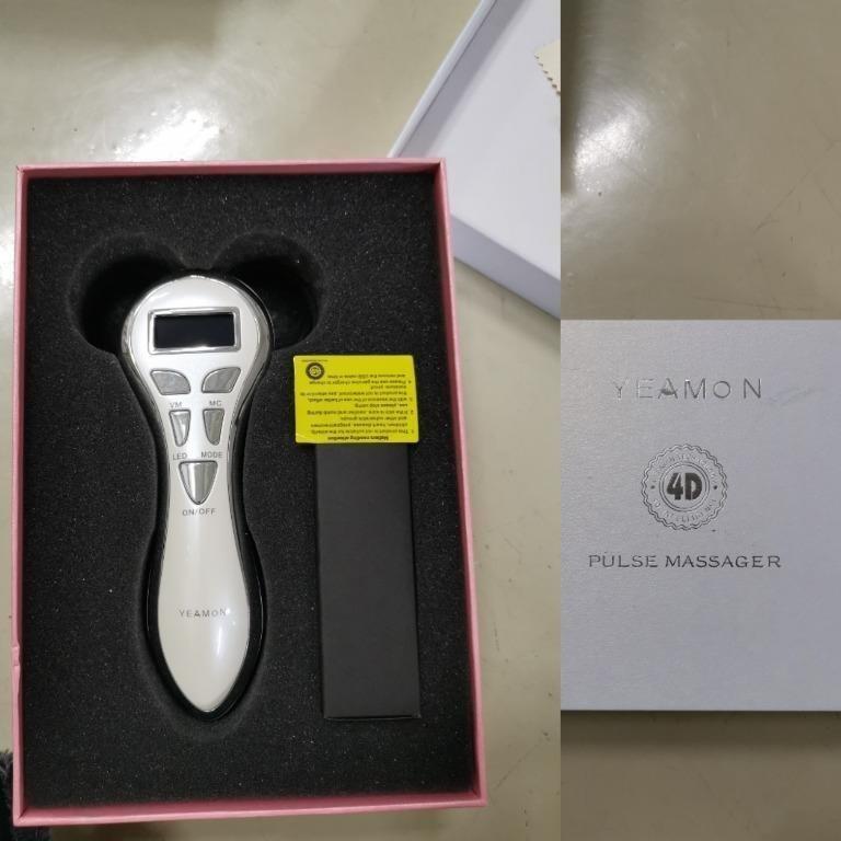 YEAMON 4D Pulse Massager Microcurrent Facial Massager Roller