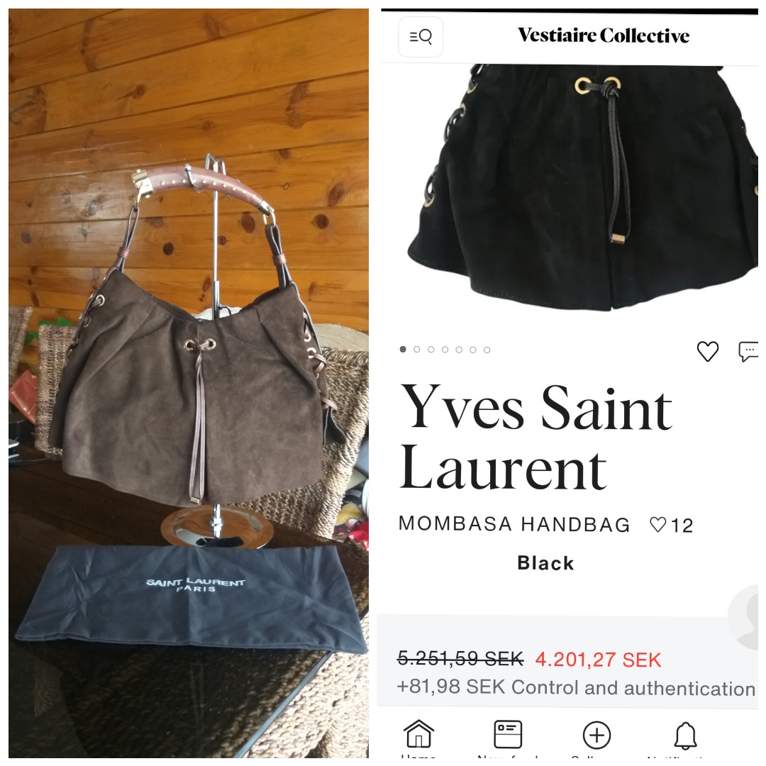 Yves Saint Laurent Mombasa Horn Bag, Luxury, Bags & Wallets On Carousell