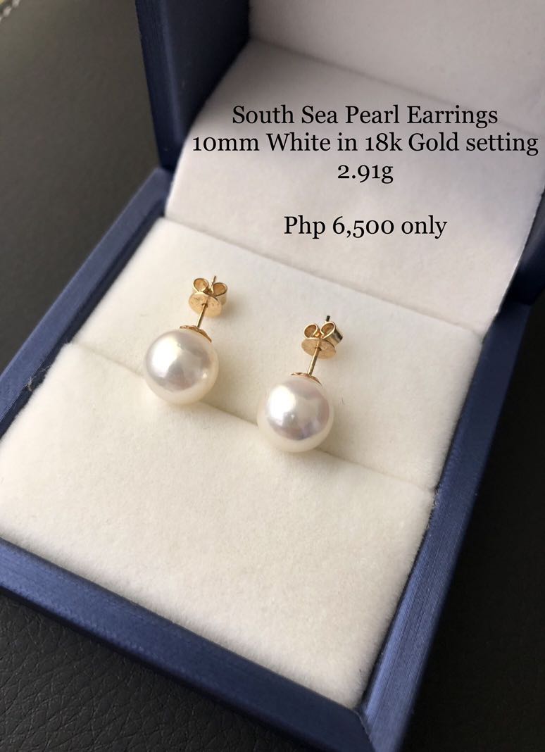 10mm south sea pearl earrings Cinosural International School