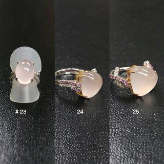 18k金，天然钻石戒指 (18k Gold, natural diamonds Ring)