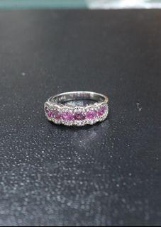 18k金，天然钻石戒指 (18k Gold, natural diamonds Ring)