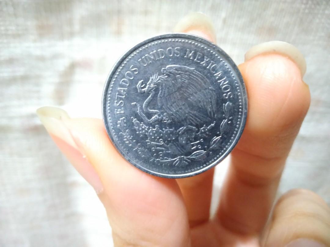 墨西哥1披索1比索1MXN 硬幣錢幣(1984年、1985年發行、已絕版), 書籍、休閒與玩具, 收藏、紀念品, 錢幣、紙鈔在旋轉拍賣