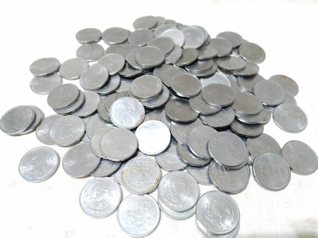 墨西哥1披索1比索1MXN 硬幣錢幣(1984年、1985年發行、已絕版), 書籍、休閒與玩具, 收藏、紀念品, 錢幣、紙鈔在旋轉拍賣