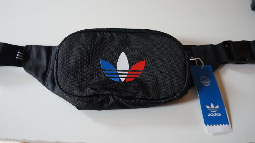 Adidas Originals Tricolor Waist Bag, Women's Fashion, Bags & Wallets