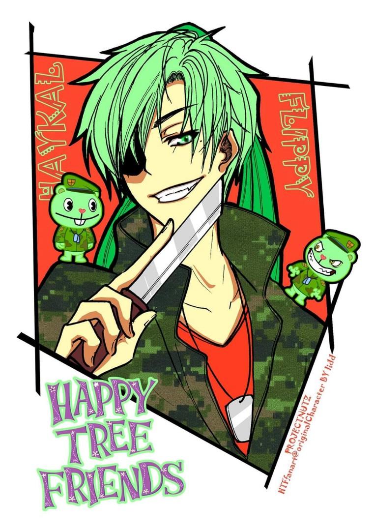 ANIME CARTOON HAPPY TREE FRIEND FANART, Hobbies & Toys, Collectibles &  Memorabilia, Fan Merchandise on Carousell