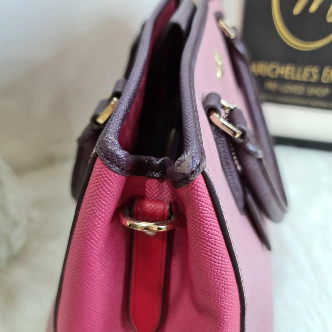Authentic Coach Margot Carryall Colorblock Handbag, Luxury, Bags ...