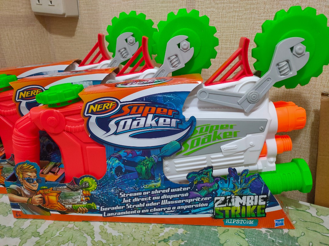 Authentic Nerf Zombie strike Ripstorm Super soaker Babies Kids