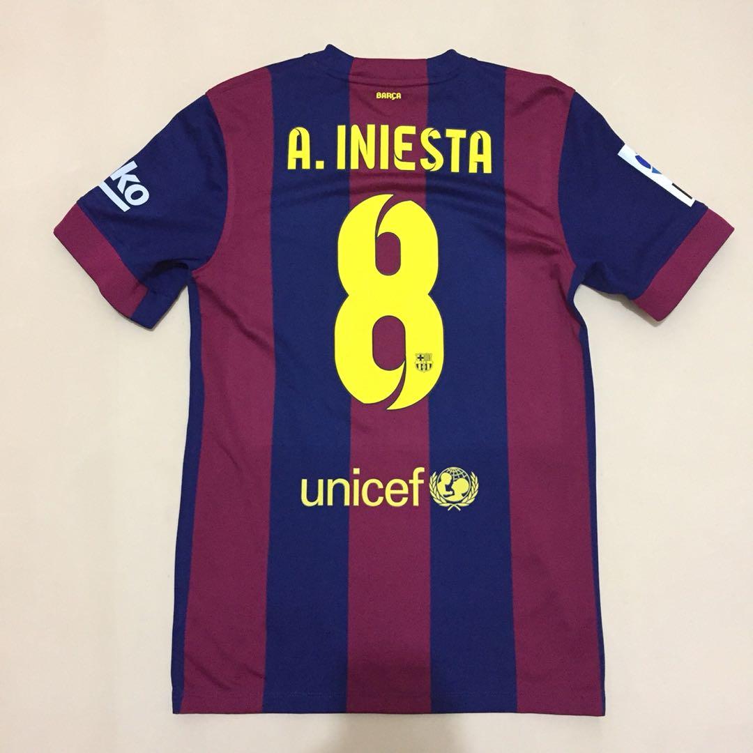 Iniesta barcelona jersey sale