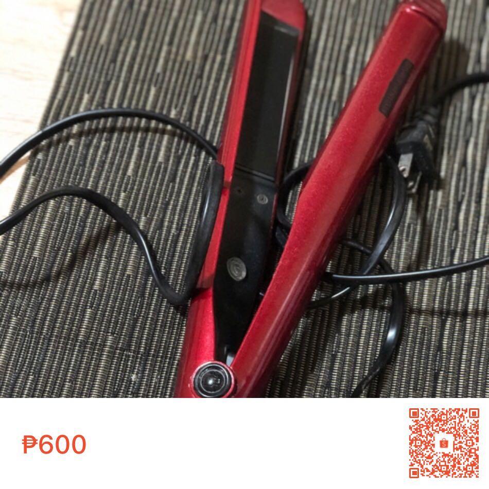 Avon 2 in 1 Hair Straightener and Curling Iron barely used Women s Fashion Watches Accessories Hair Accessories on Carousell