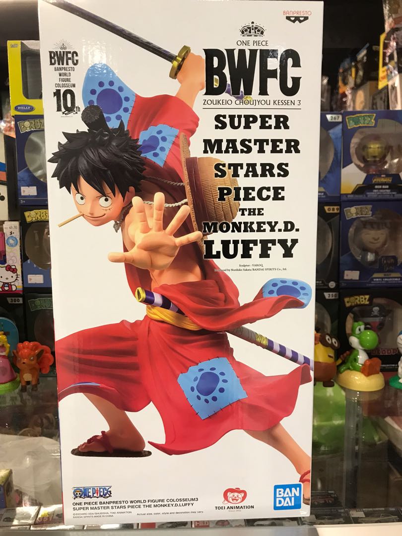 One Piece World Figure Colosseum 3 Super Master Stars Monkey D. Luffy Gear  4 (The Brush)