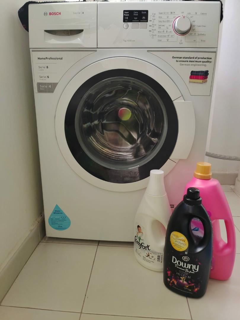 (RESERVED) Bosch Front Load Washer 7kg, TV & Home Appliances, Washing