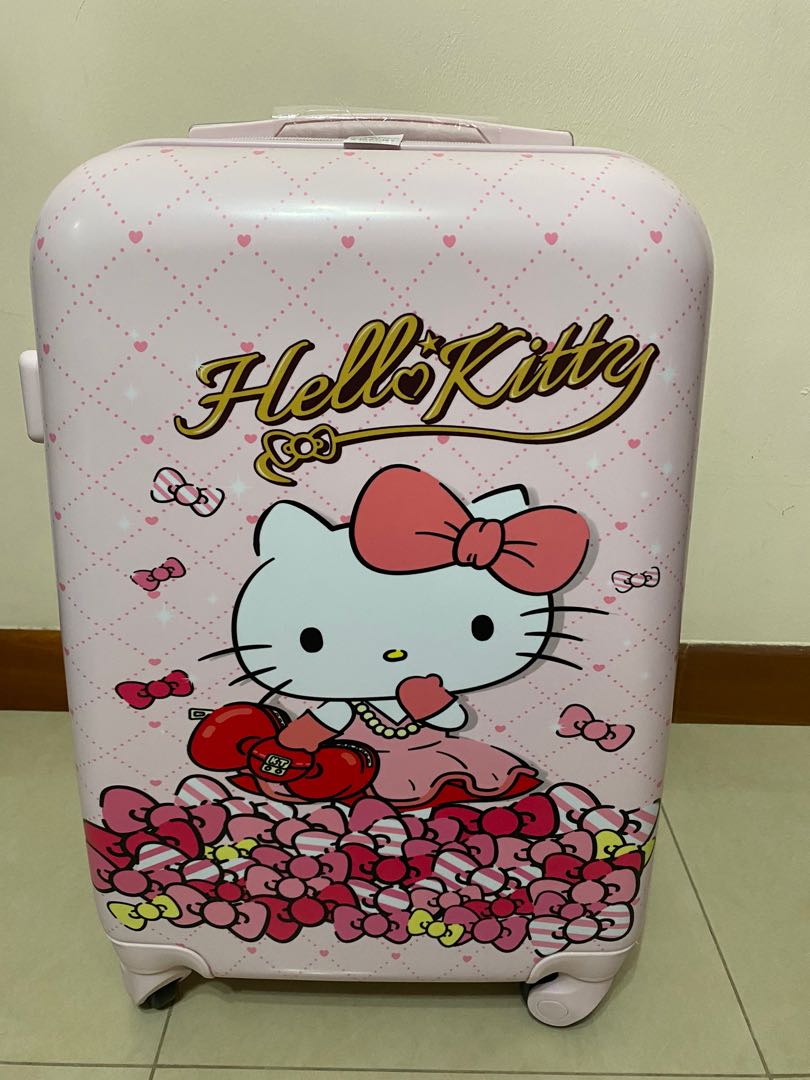 CarryOn Hello Kitty Luggage, Hobbies & Toys, Travel, Luggage on Carousell