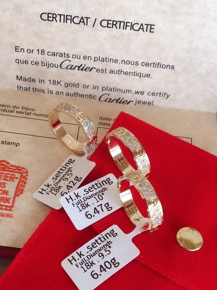 Cartier ring setting cheap