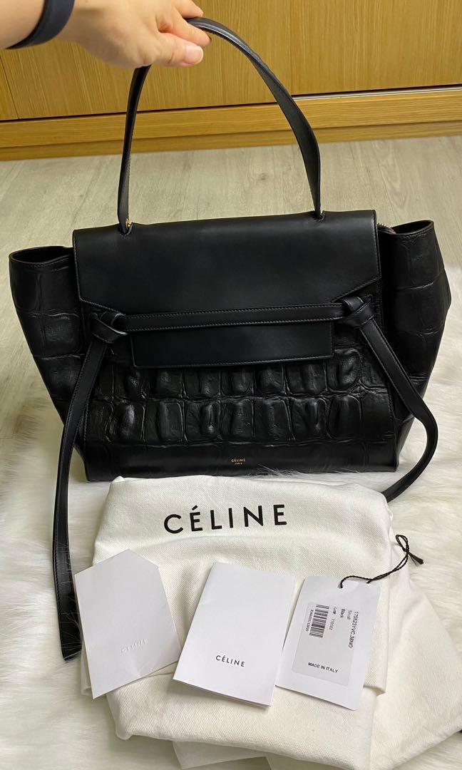 Celine belt bag 2025 croc