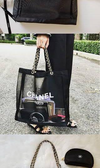 Chanel Vip Mesh, Luxury, Bags & Wallets On Carousell