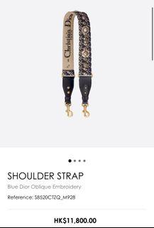dior oblique strap