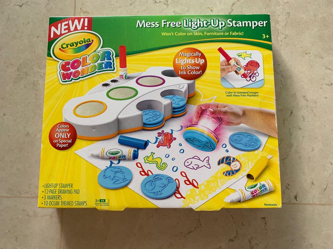 Gorgeous Crayola Mess Free Light Up Stamper Capture in HD