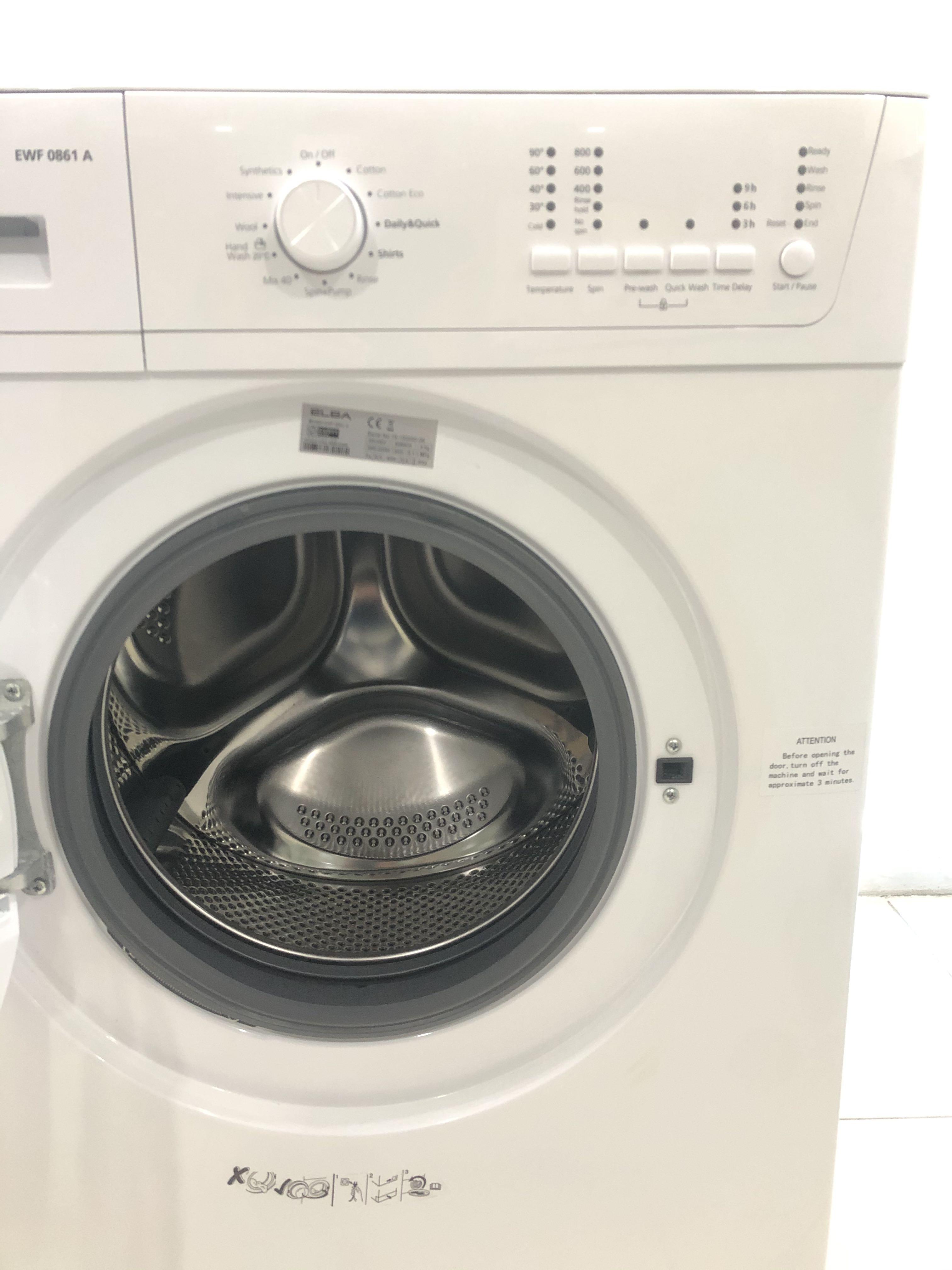 ELBA 6kg Front Load Washing Machine, TV & Home Appliances, Washing