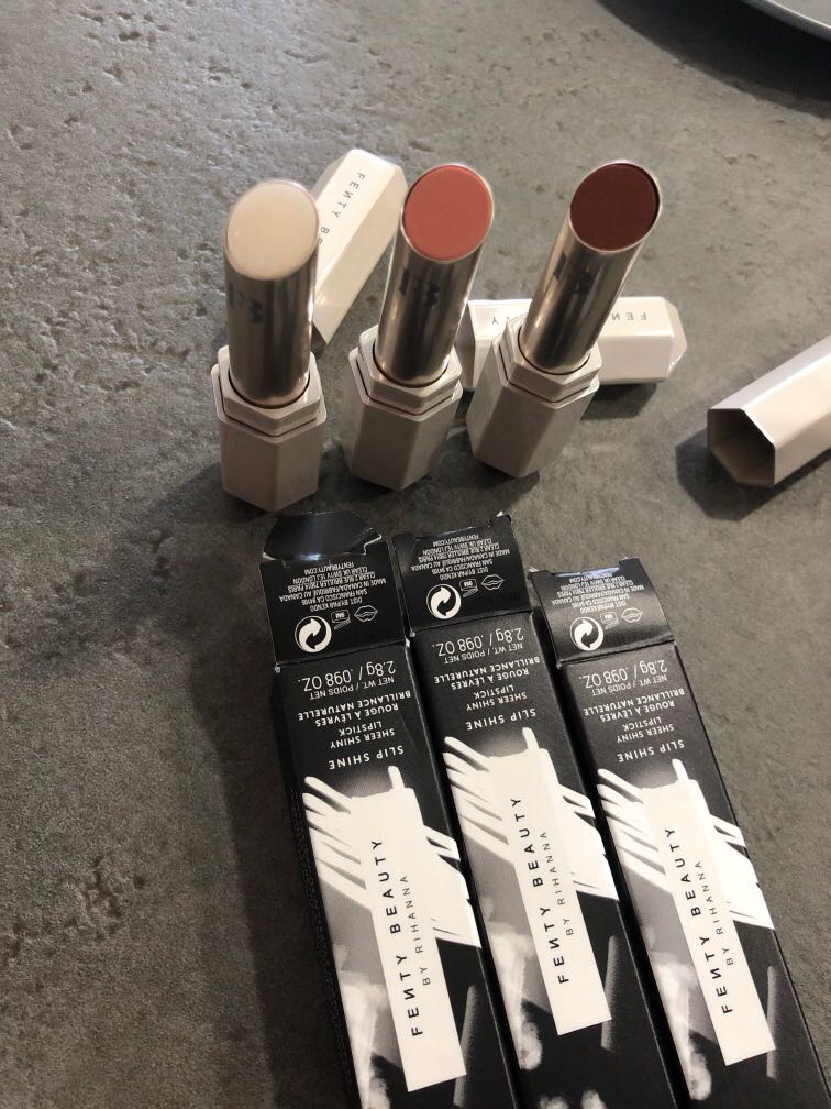 fenty beauty sheer shiny lipstick