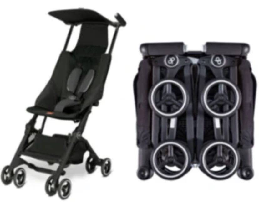gb pockit stroller black