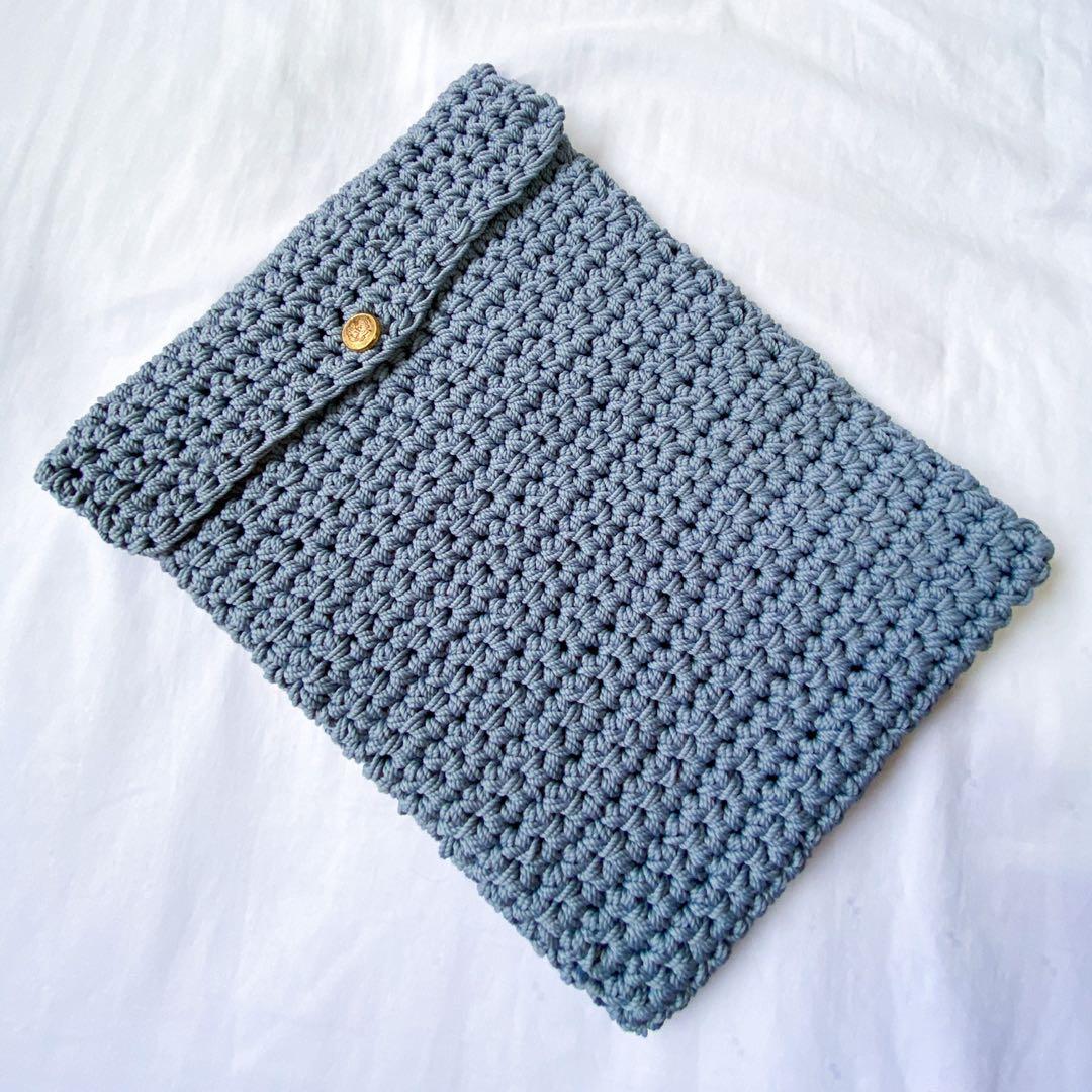 Crochet laptop sleeve 2025