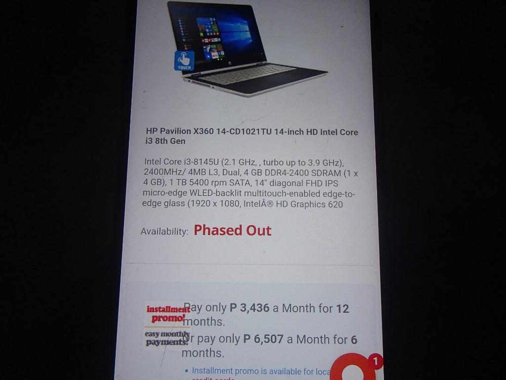 Hp Pavilion X360 Laptop Bought April 10 19 Electronics Computers Laptops On Carousell