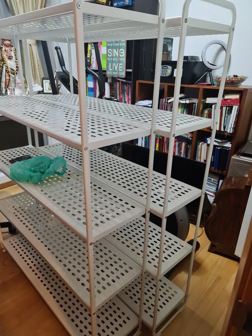 Ikea 5 tier shelves, Furniture & Home Living, Furniture, Shelves