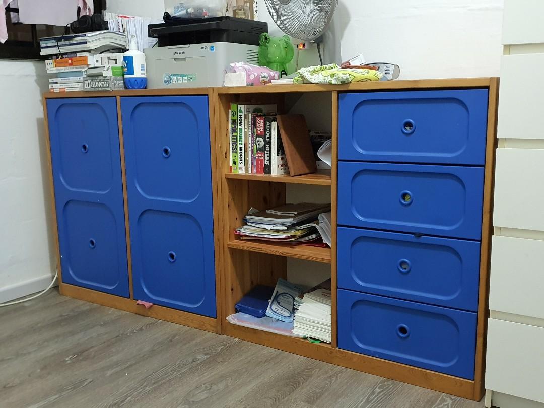 IKEA Kid Wardrobe & Bookshelves cum Drawers, Babies & Kids, Baby