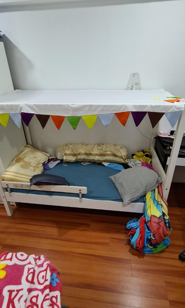 Ikea Kids Bed Full Set Babies Kids Baby Nursery Kids Furniture Childrens Beds On Carousell