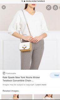 AUTHENTIC KATE SPADE Nicola Twistlock Small Top-Handle Bag #Navy
