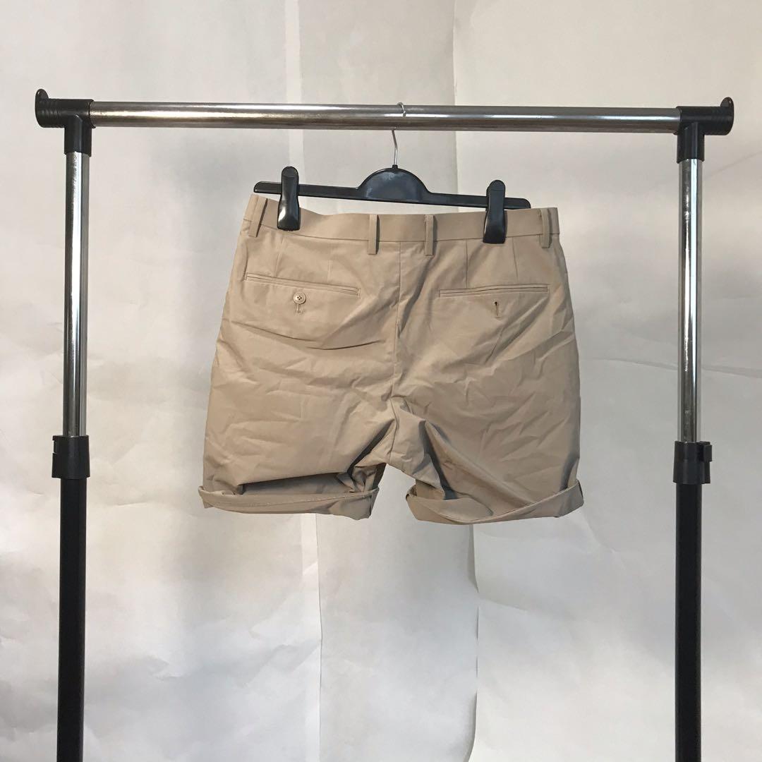 Khaki Polyester Chino Shorts - Uniqlo 