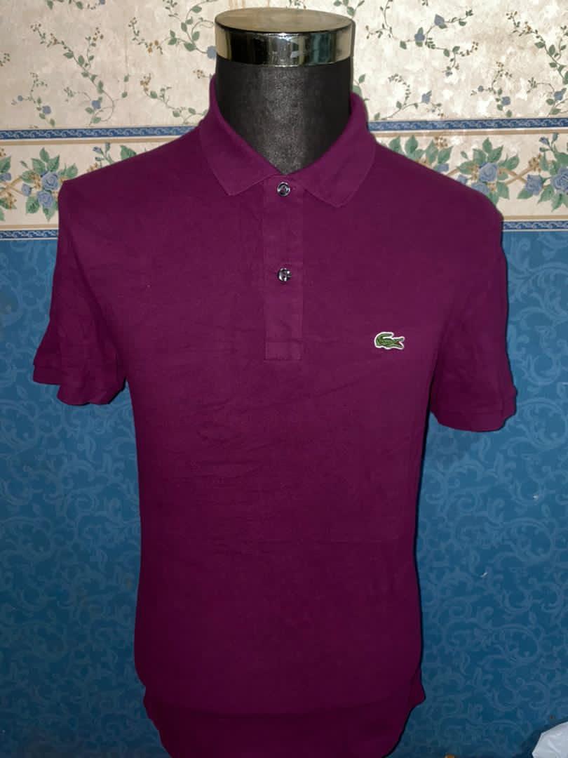 Lacoste Purple Polo Men s Fashion Tops Sets Tshirts Polo