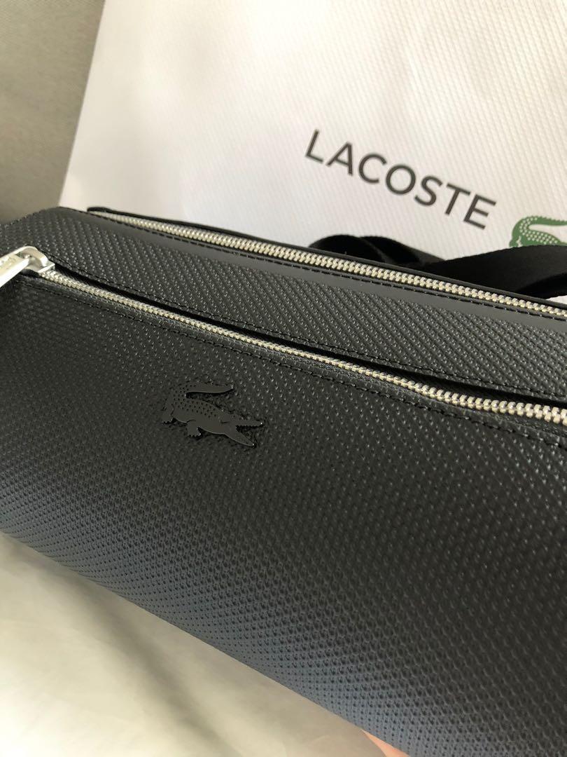 Lacoste Sling Bag Cylinder bag, Men's Fashion, Bags, Sling Bags on