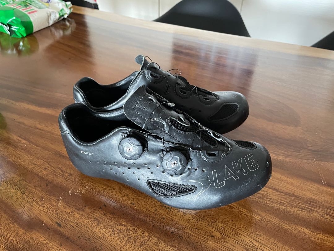 Lake cx237 cycling shoes size 40 Wide Men s Fashion Activewear on Carousell