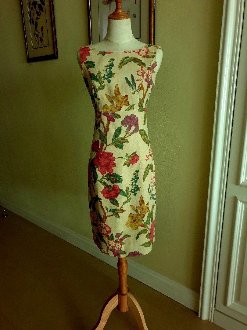 Laura ashley linen dress Clearance