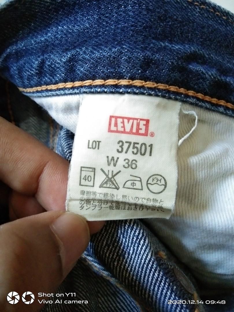 Levi's 501xx big E lot37501, Men's Fashion, Bottoms, Jeans on