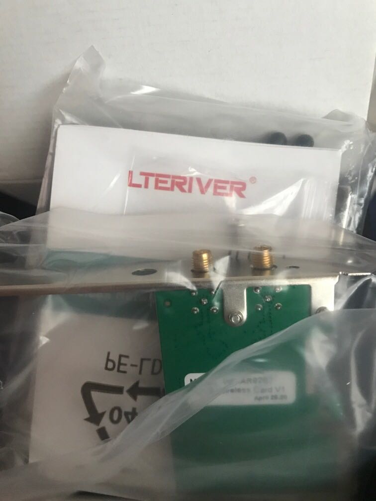 LTERIVER 802.11 N 2.4GHz 300Mbps PCI Express (PCIe) Wireless Adapter