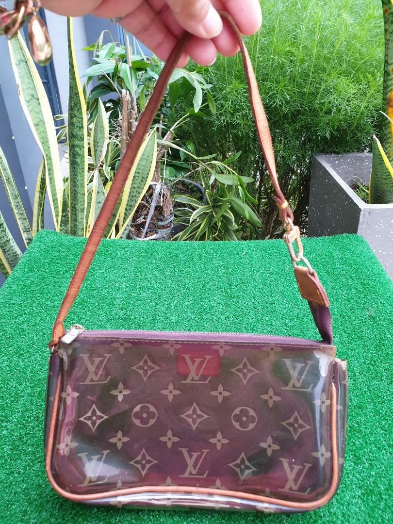 LV pochette transparent, Luxury, Bags & Wallets on Carousell