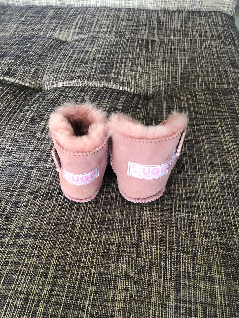Girls pink top ugg boots