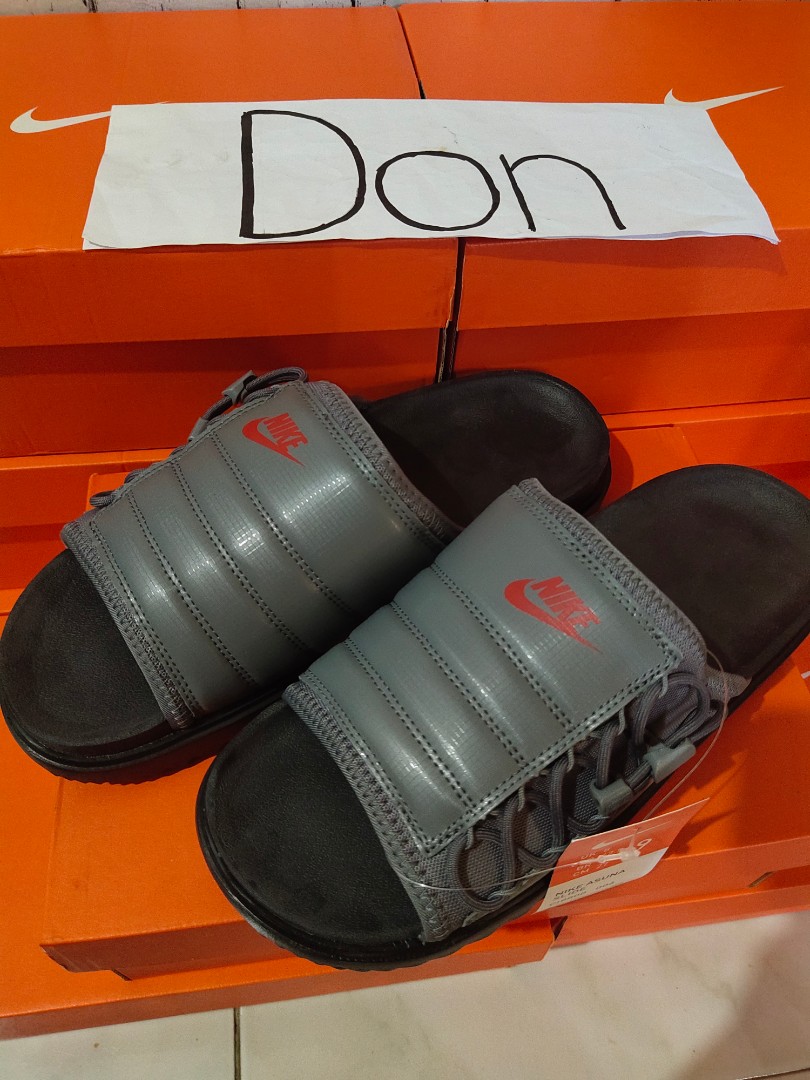 nike asuna slide grey